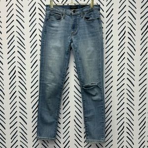 26 - Banana Republic Lightly Distressed Skinny Jeans